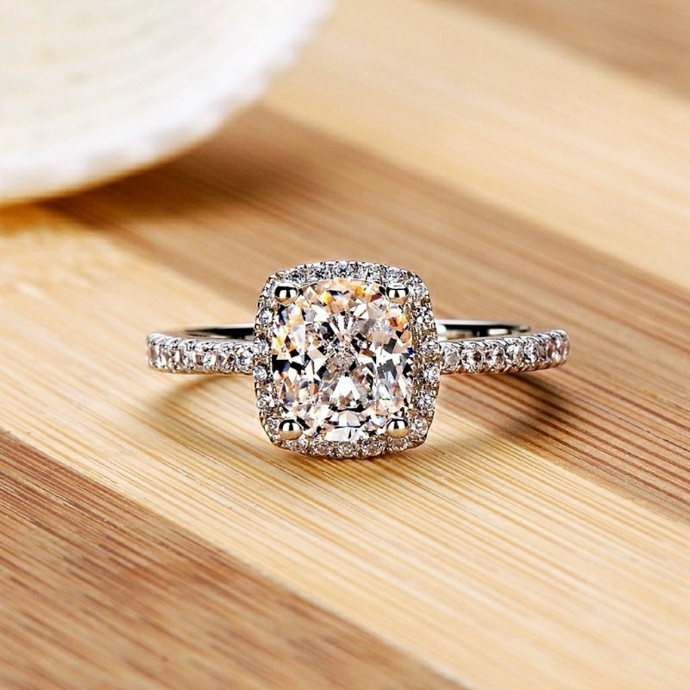 CZ Halo Ring - Picture 4 of 5